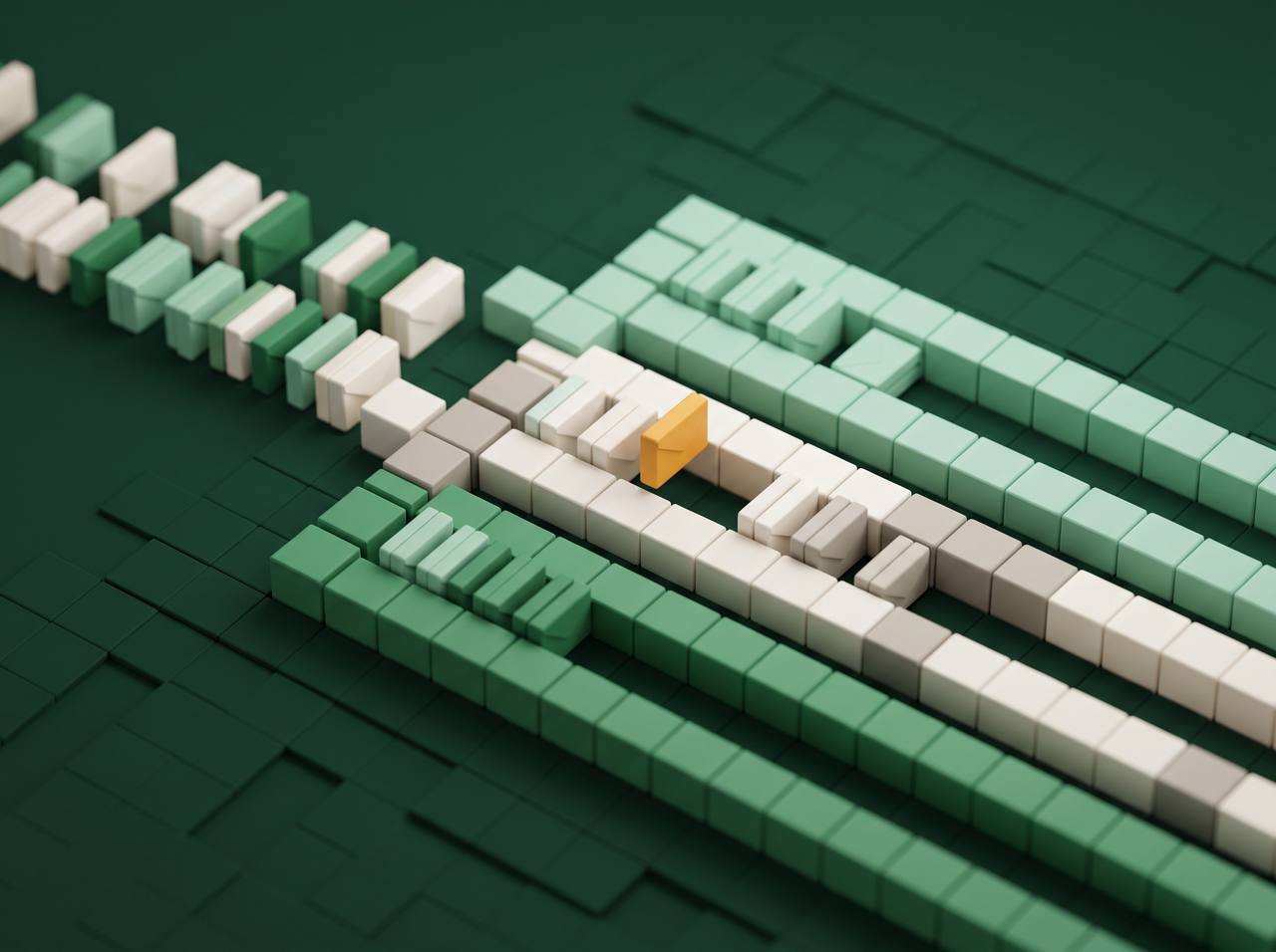 Message blocks sorting into lanes of pixel blocks
